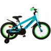 Volare Rocky Kinderfahrrad 16 Zoll Jungen Grün | 2 Handbremsen