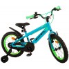 Volare Rocky Kinderfahrrad 16 Zoll Jungen Grün | 2 Handbremsen