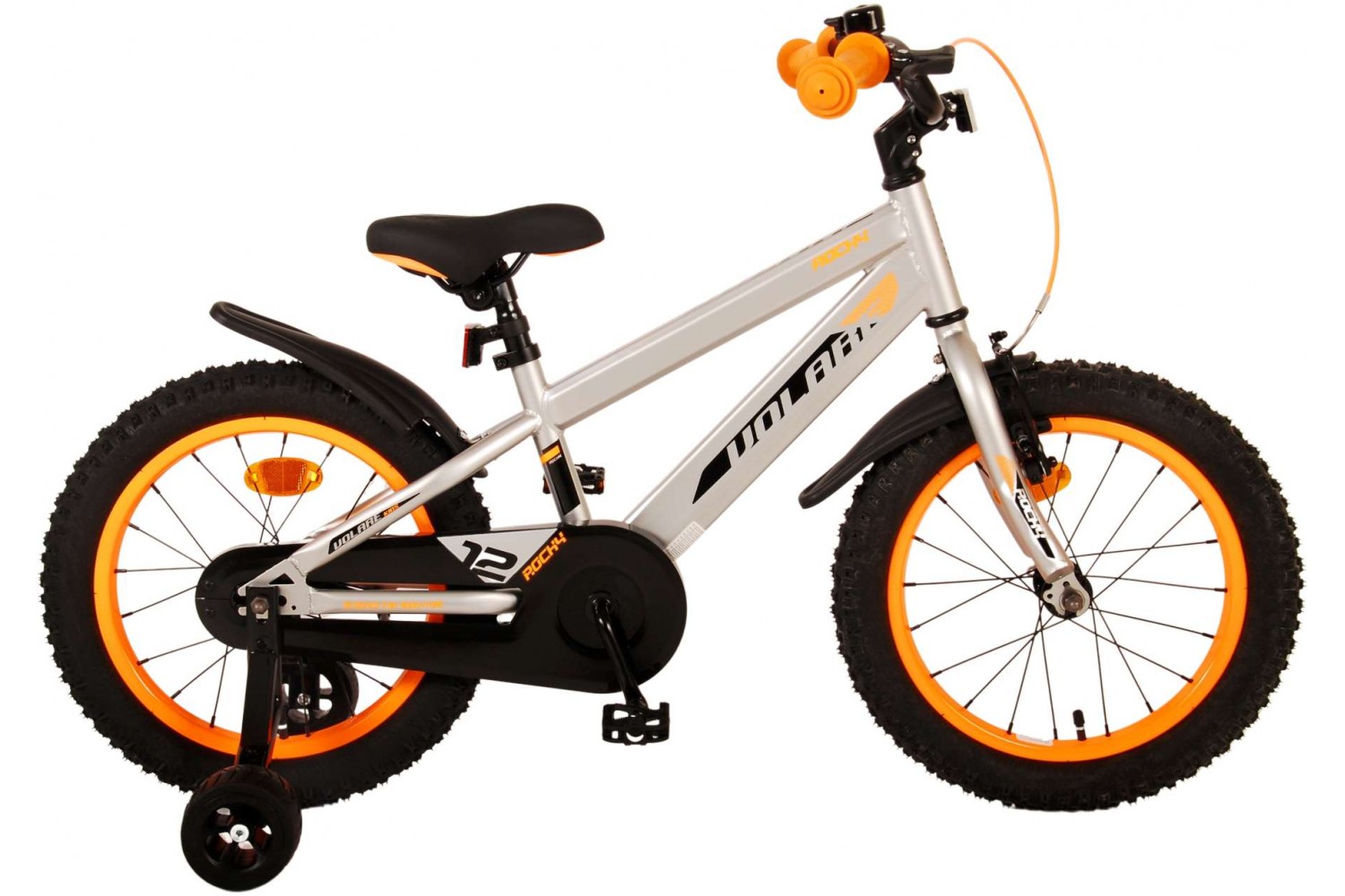 Volare Rocky Kinderfahrrad 16 Zoll Jungen Grau