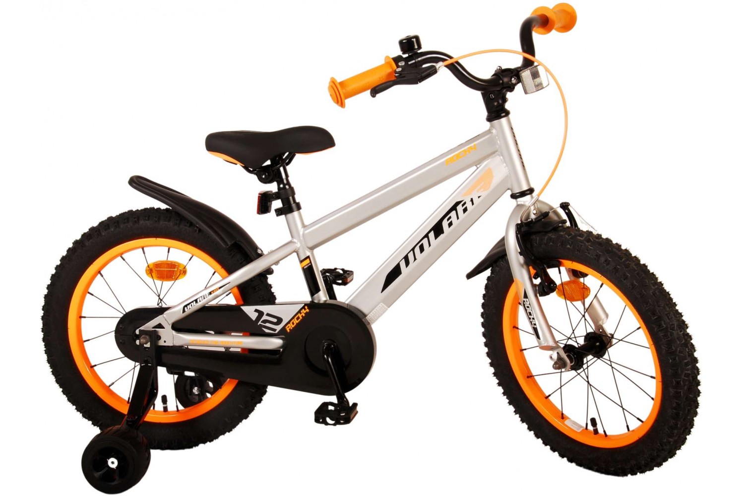 Volare Rocky Kinderfahrrad 16 Zoll Jungen Grau