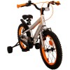 Volare Rocky Kinderfahrrad 16 Zoll Jungen Grau | 2 Handbremsen