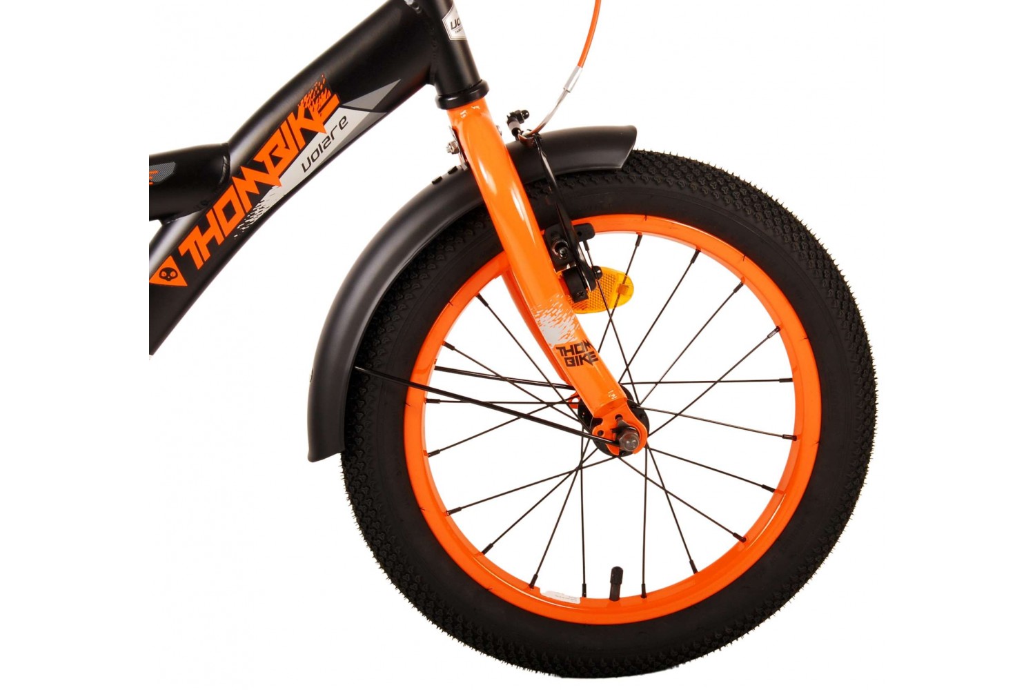 Volare Thombike Kinderfahrrad 16 Zoll Jungen Schwarz Orange