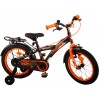 Volare Thombike Kinderfahrrad 16 Zoll Jungen Schwarz Orange | 2 Handbremsen