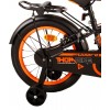 Volare Thombike Kinderfahrrad 16 Zoll Jungen Schwarz Orange | 2 Handbremsen