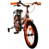 Volare Thombike Kinderfahrrad 16 Zoll Jungen Schwarz Orange | 2 Handbremsen