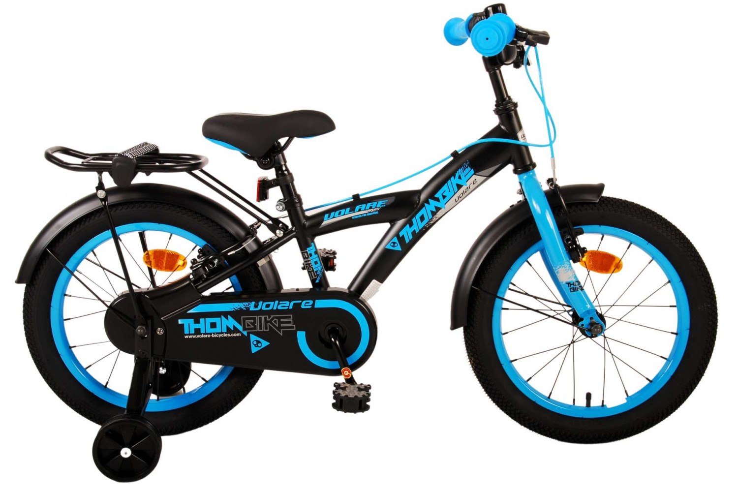 Volare Thombike Kinderfahrrad 16 Zoll Jungen Schwarz Blau