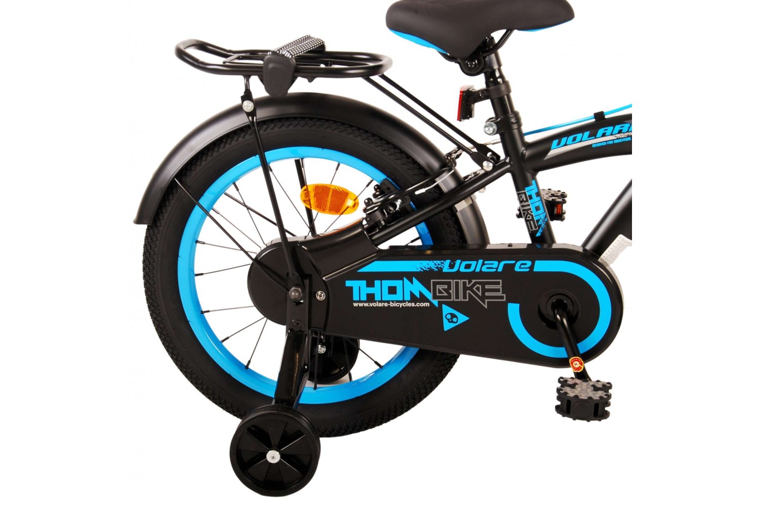 Volare Thombike Kinderfahrrad 16 Zoll Jungen Schwarz Blau