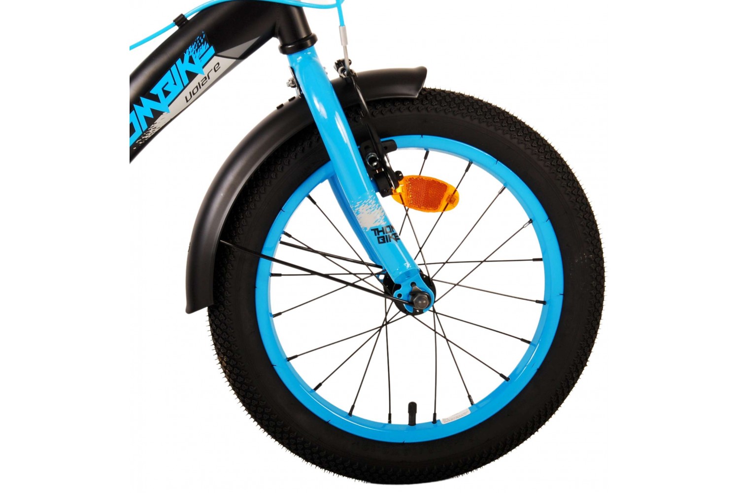 Volare Thombike Kinderfahrrad 16 Zoll Jungen Schwarz Blau