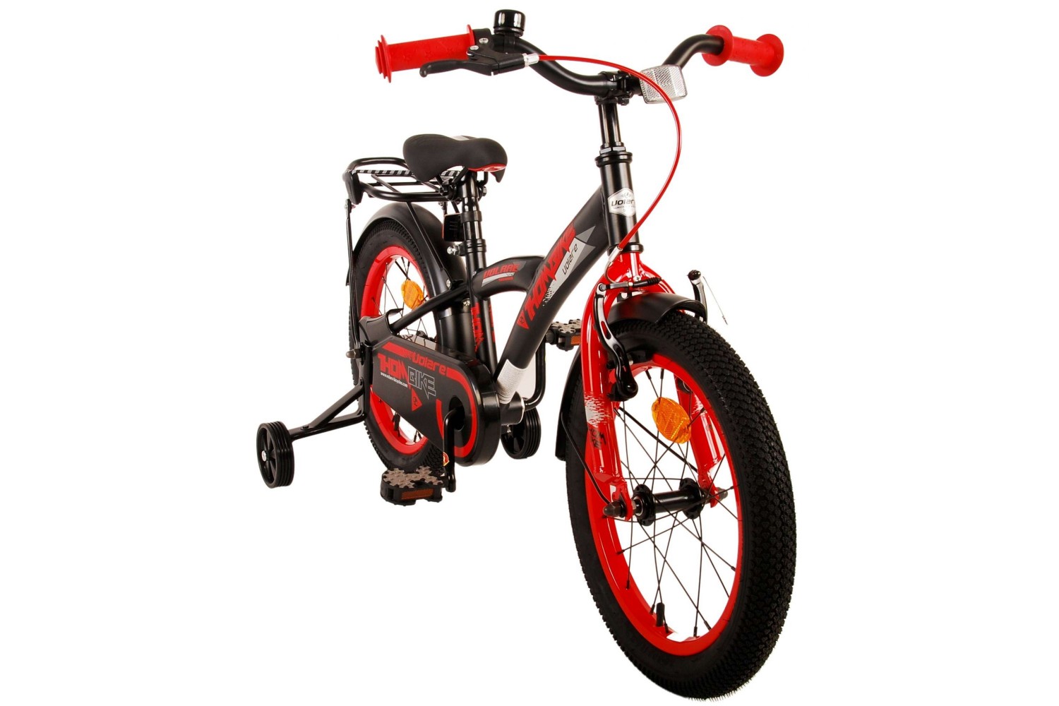 Volare Thombike Kinderfahrrad 16 Zoll Jungen Schwarz Rot