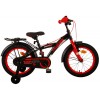 Volare Thombike Kinderfahrrad 16 Zoll Jungen Schwarz Rot | 2 Handbremsen