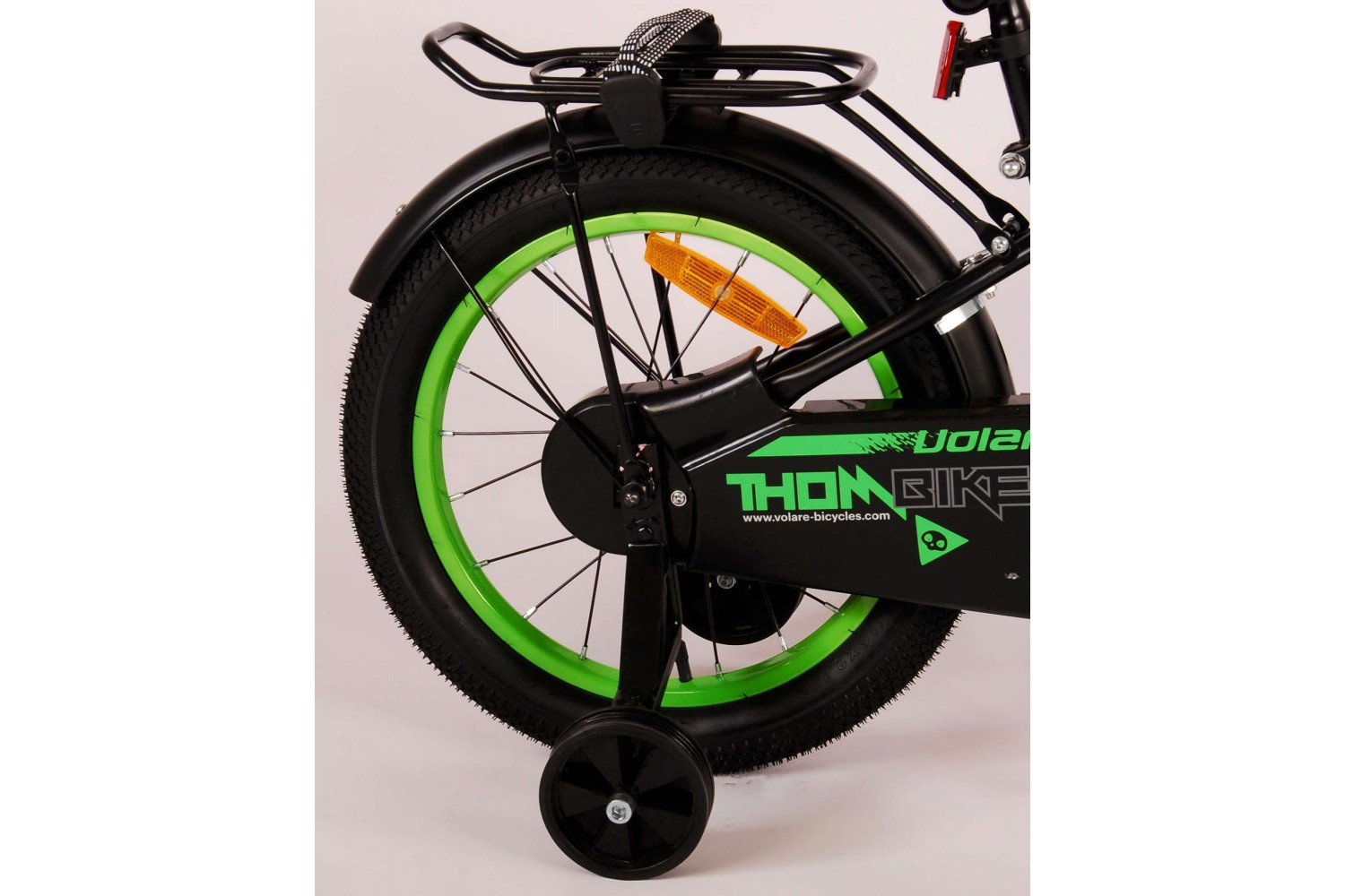 Volare Thombike Kinderfahrrad 16 Zoll Jungen Schwarz Grün