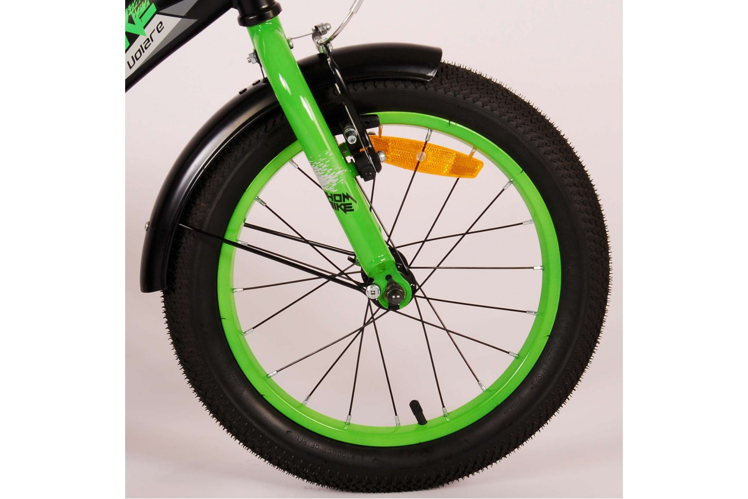 Volare Thombike Kinderfahrrad 16 Zoll Jungen Schwarz Grün