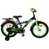 Volare Thombike Kinderfahrrad 16 Zoll Jungen Schwarz Grün | 2 Handbremsen