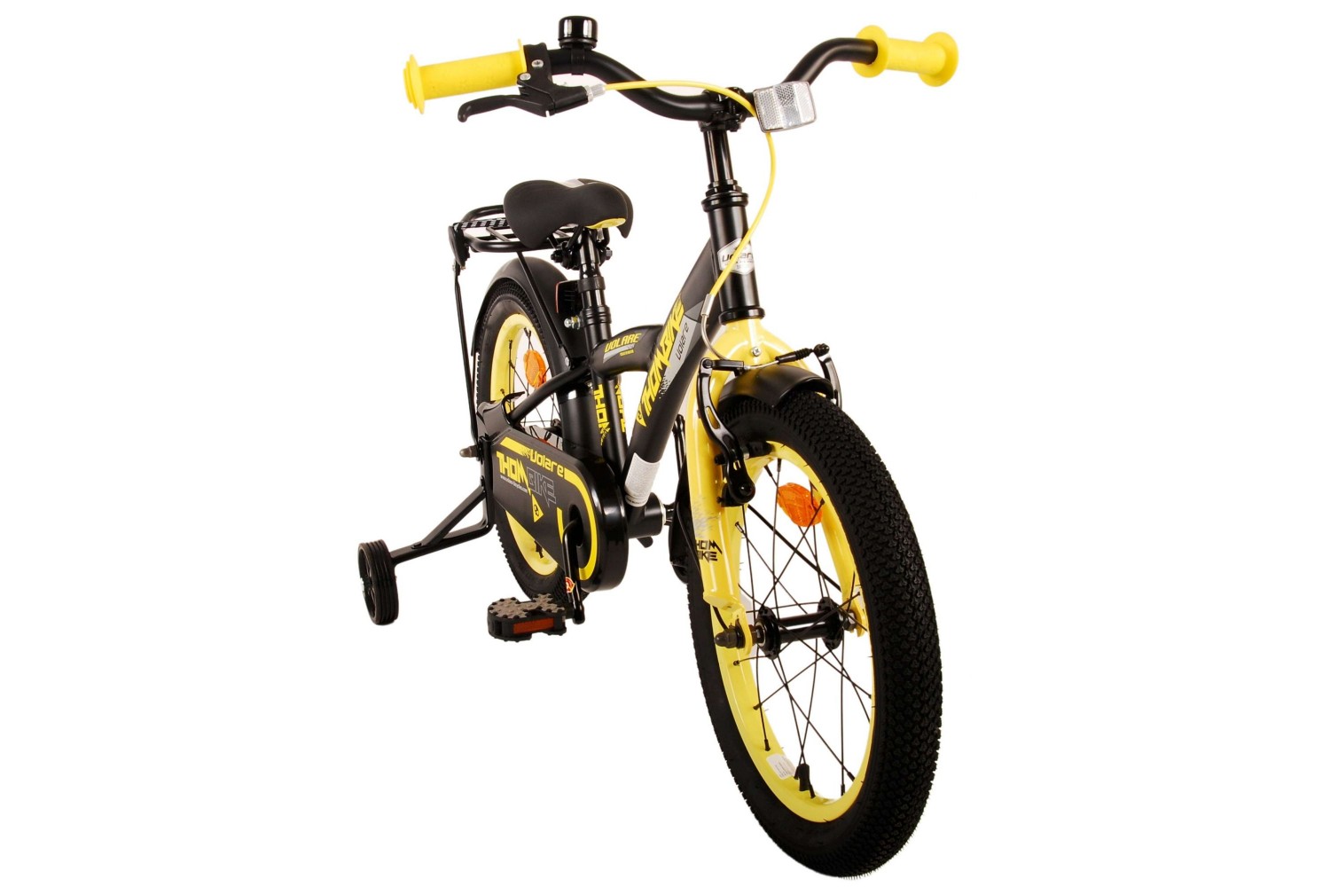 Volare Thombike Kinderfahrrad 16 Zoll Jungen Schwarz Gelb