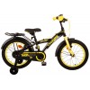 Volare Thombike Kinderfahrrad 16 Zoll Jungen Schwarz Gelb | 2 Handbremsen