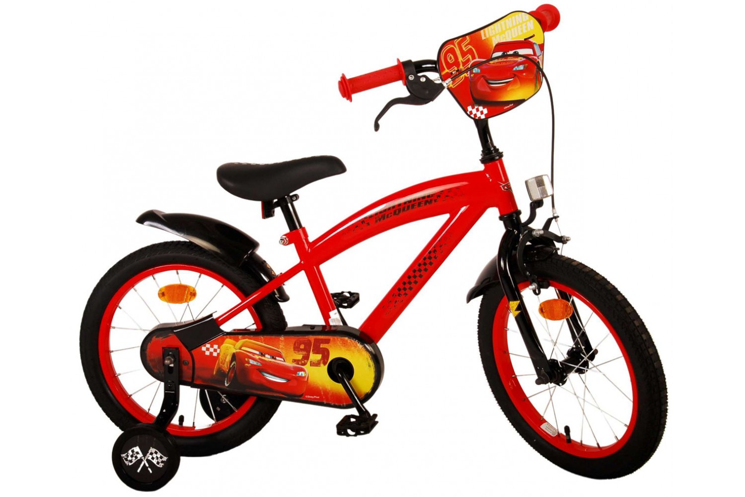 Disney Cars Kinderfahrrad 16 Zoll Jungen Rot