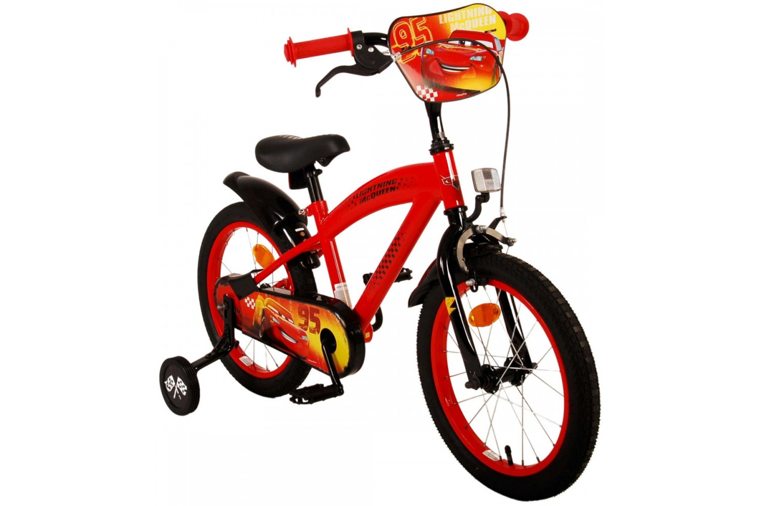 Disney Cars Kinderfahrrad 16 Zoll Jungen Rot