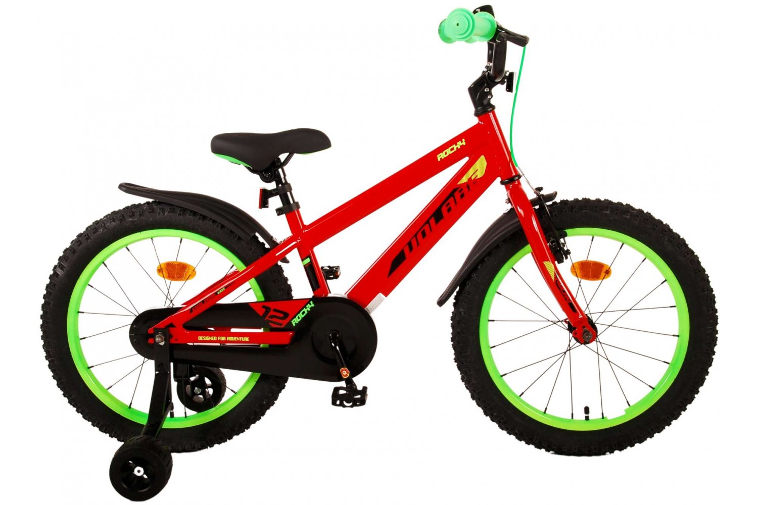 Volare Rocky Kinderfahrrad 18 Zoll Jungen Rot