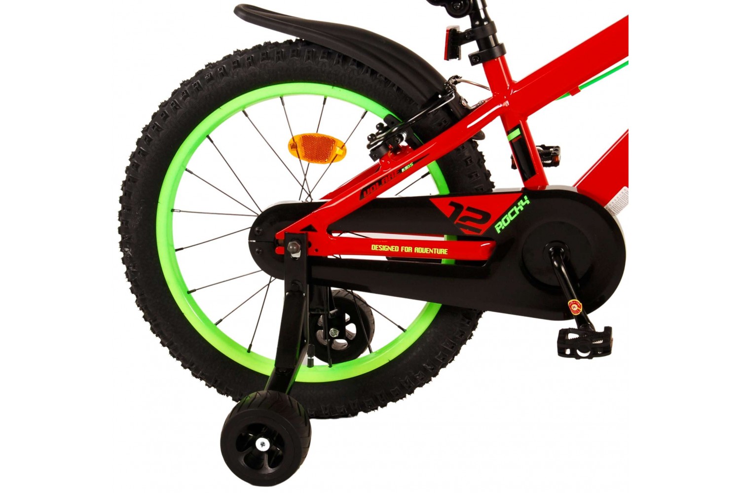 Volare Rocky Kinderfahrrad 18 Zoll Jungen Rot | 2 Handbremsen