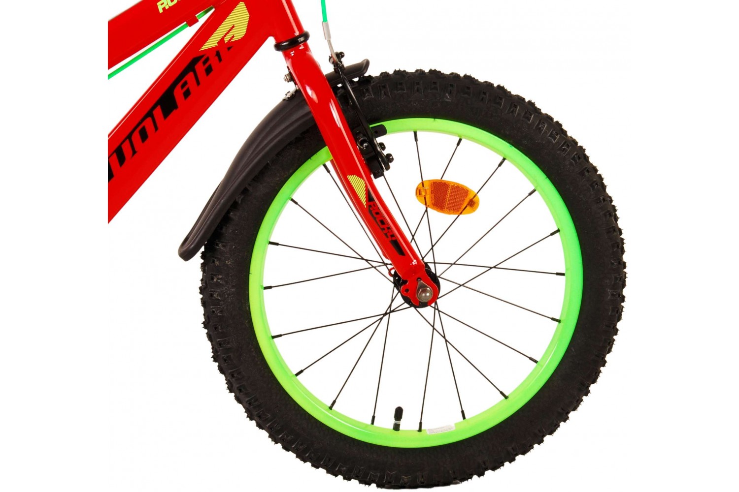 Volare Rocky Kinderfahrrad 18 Zoll Jungen Rot | 2 Handbremsen