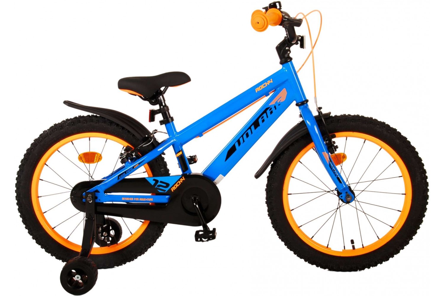 Volare Rocky Kinderfahrrad 18 Zoll Jungen Blau | 2 Handbremsen