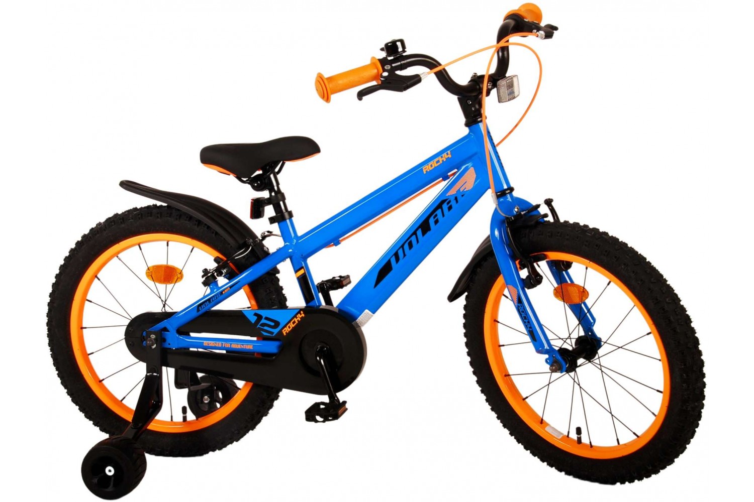 Volare Rocky Kinderfahrrad 18 Zoll Jungen Blau | 2 Handbremsen