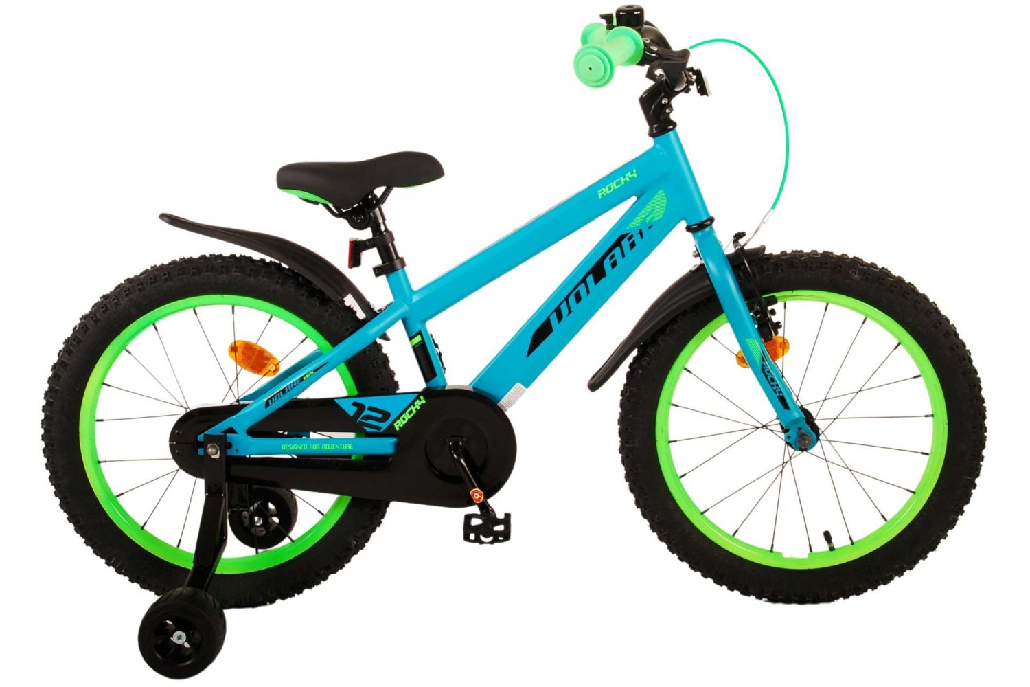 Volare Rocky Kinderfahrrad 18 Zoll Jungen Grün