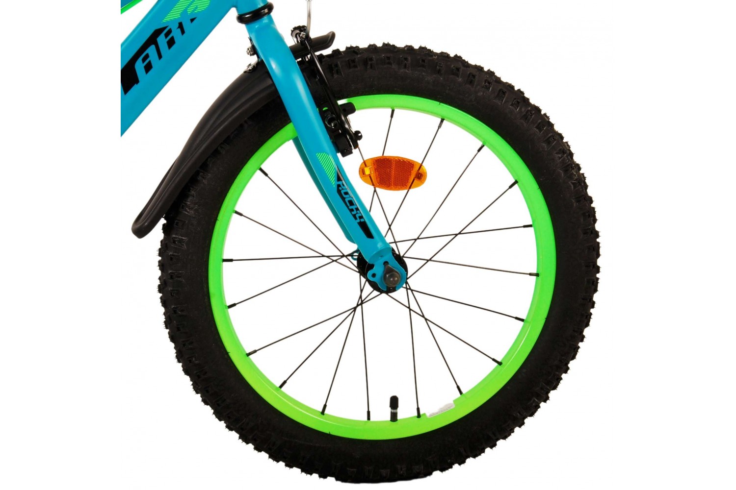 Volare Rocky Kinderfahrrad 18 Zoll Jungen Grün | 2 Handbremsen