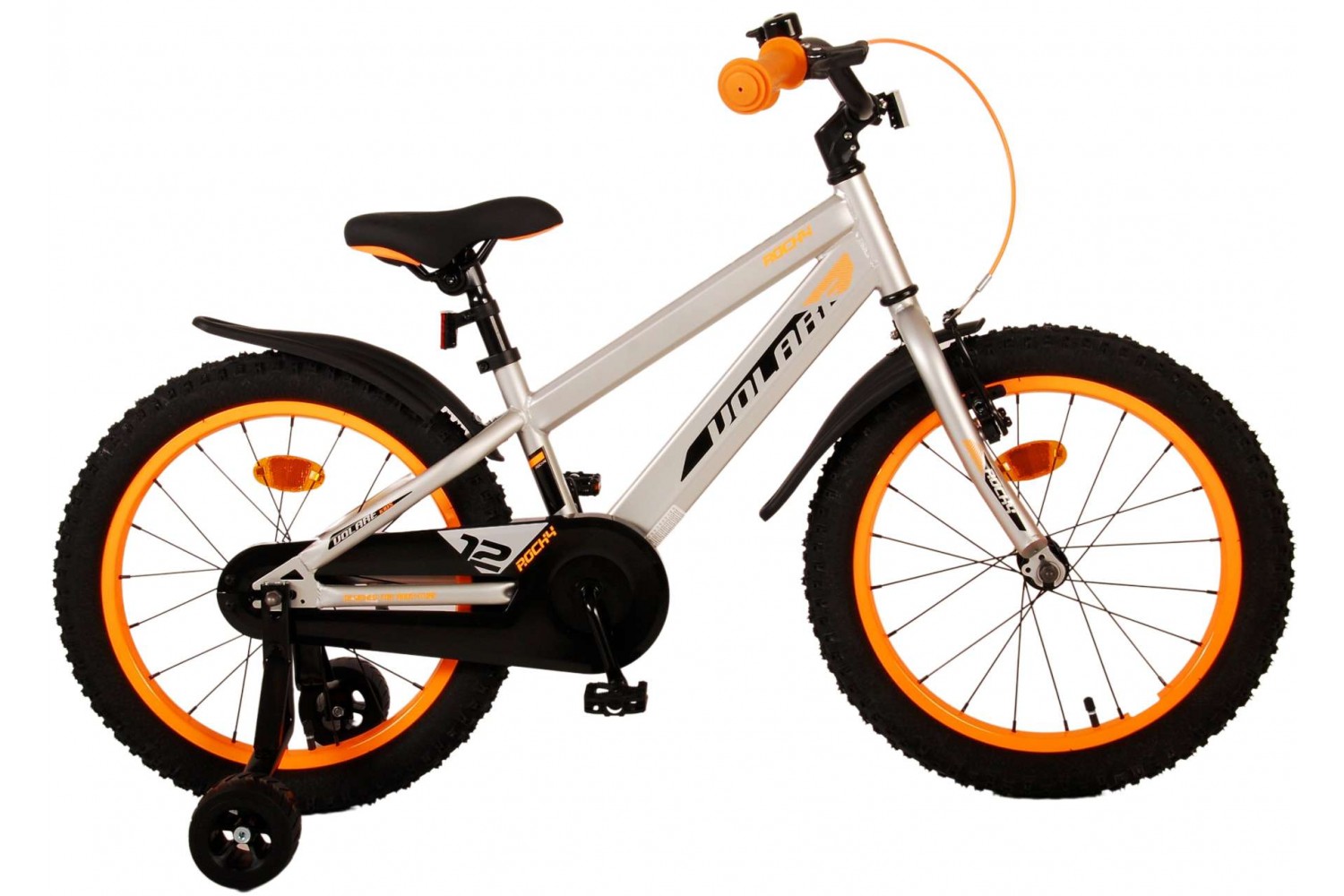 Volare Rocky Kinderfahrrad 18 Zoll Jungen Grau