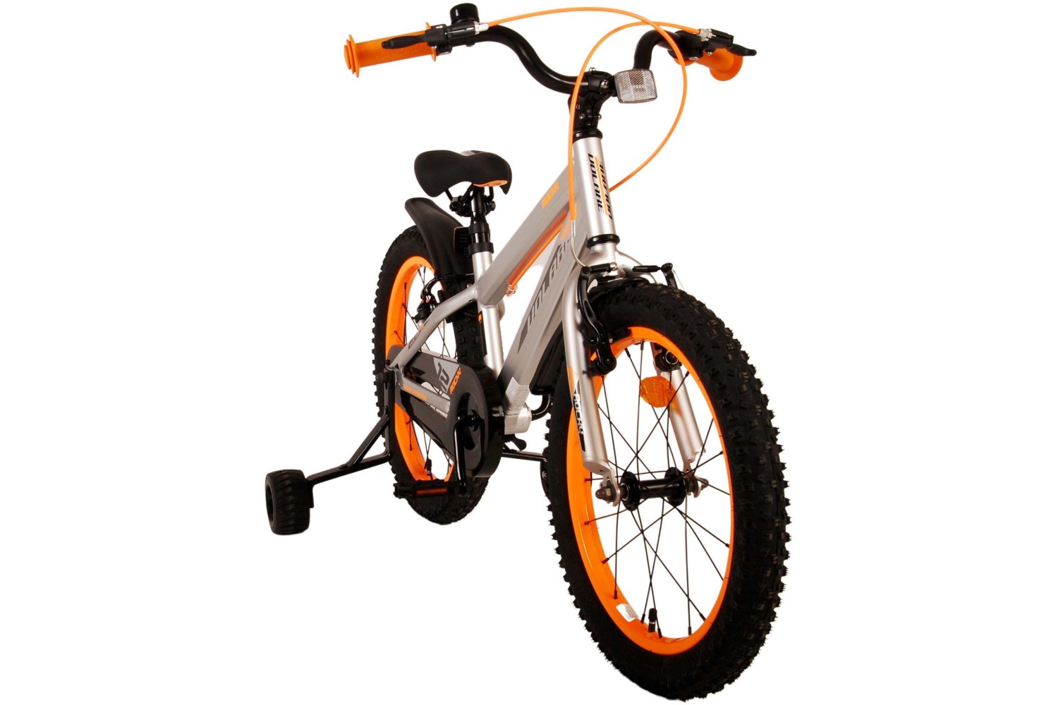 Volare Rocky Kinderfahrrad 18 Zoll Jungen Grau | 2 Handbremsen