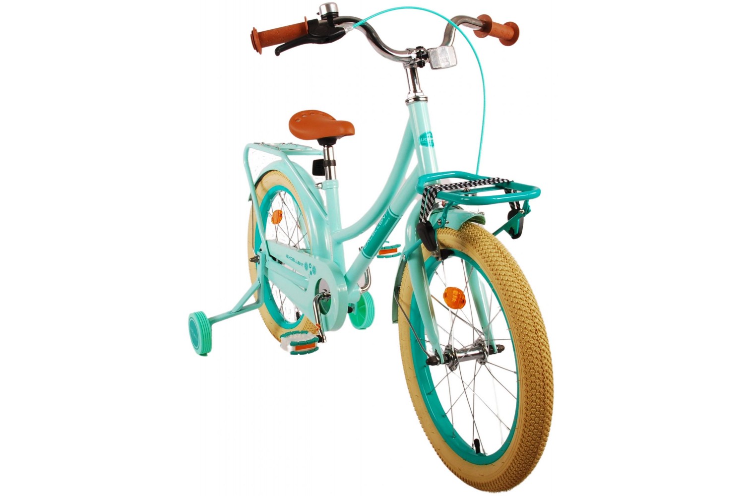 Volare Excellent Kinderfahrrad 18 Zoll Mädchen Grün