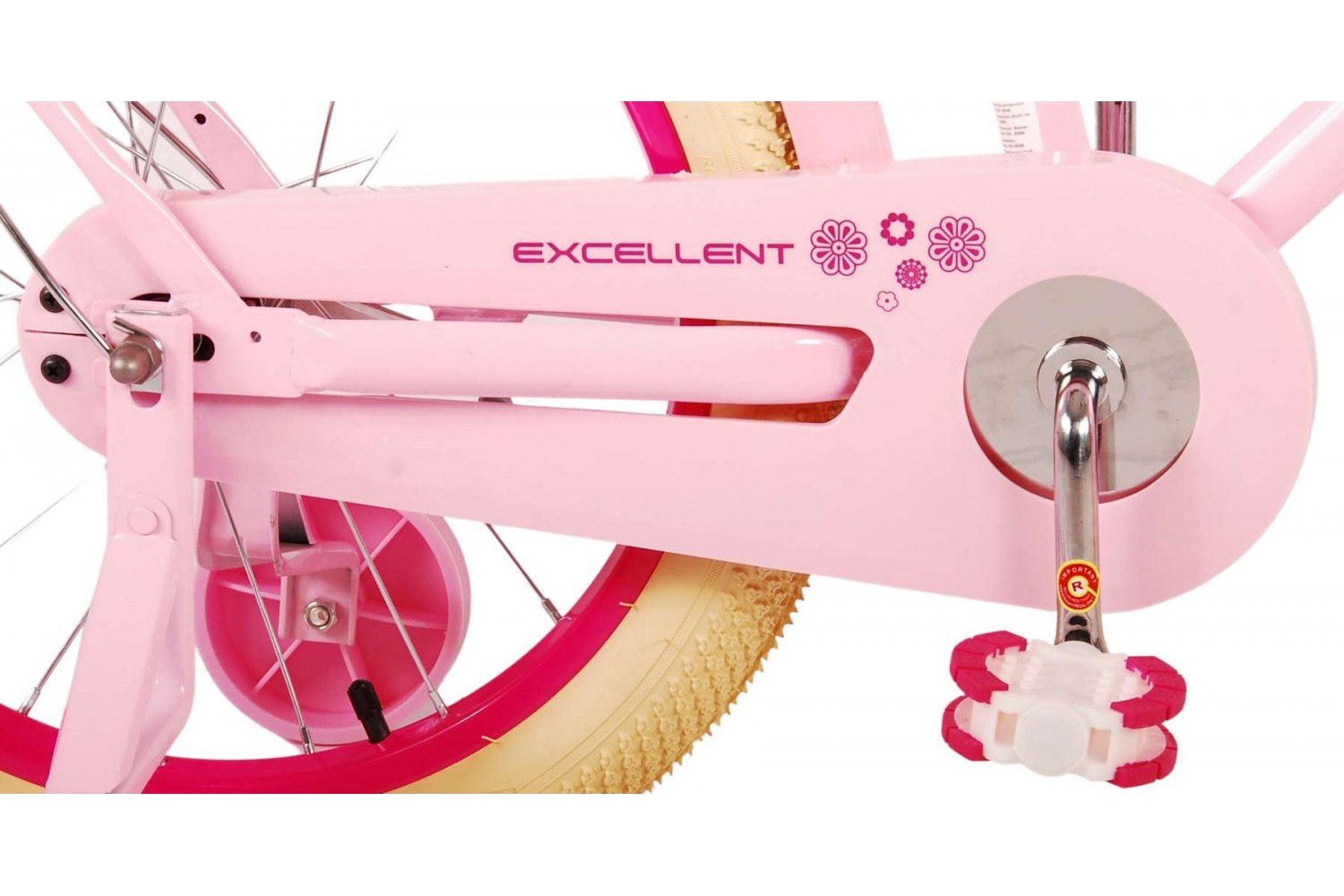 Volare Excellent Kinderfahrrad 18 Zoll Mädchen Rosa