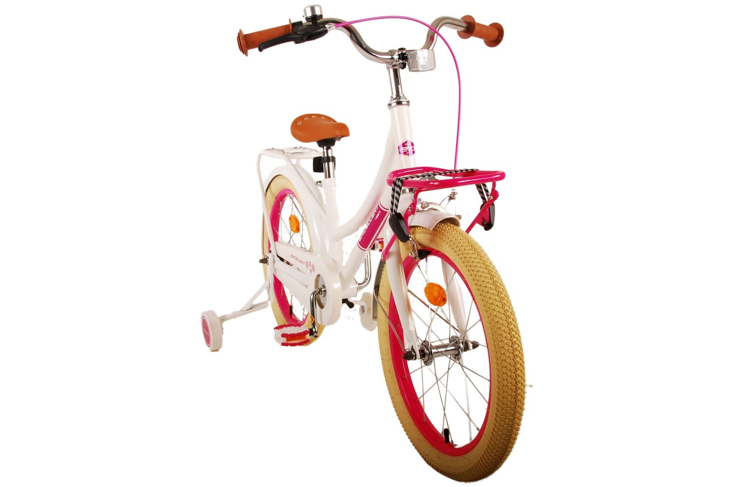 Volare Excellent Kinderfahrrad 18 Zoll Mädchen Weiß