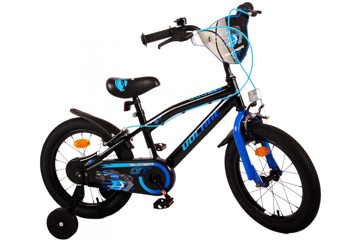 Volare Super GT Kinderfahrrad 16 Zoll Jungen Blau | 2 Handbremsen