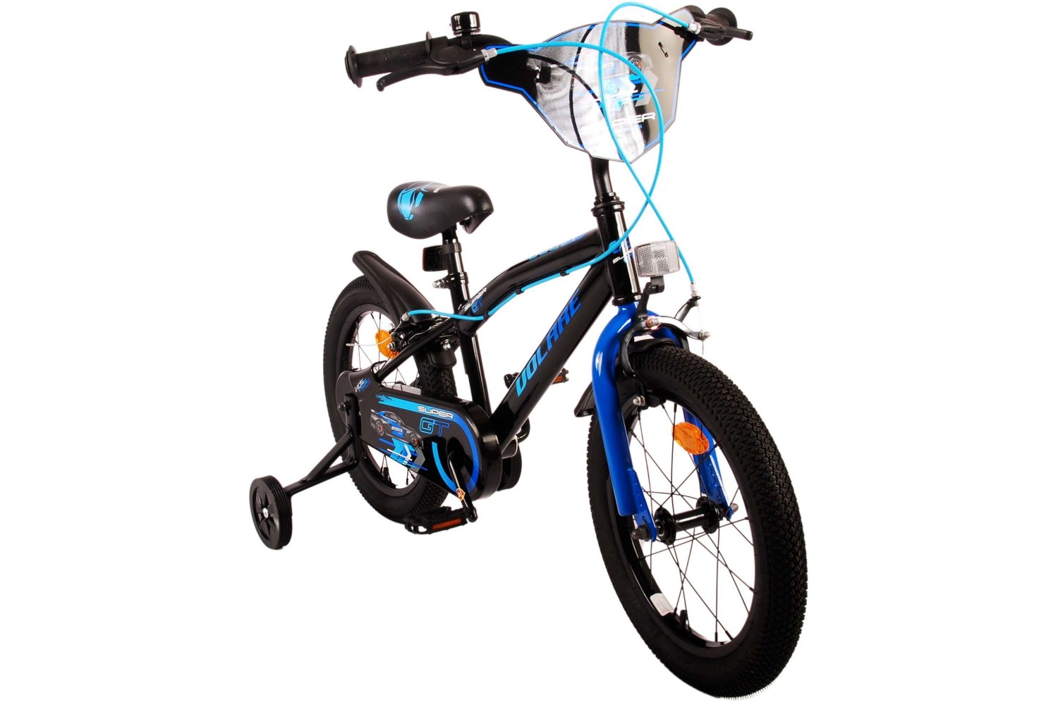 Volare Super GT Kinderfahrrad 16 Zoll Jungen Blau | 2 Handbremsen