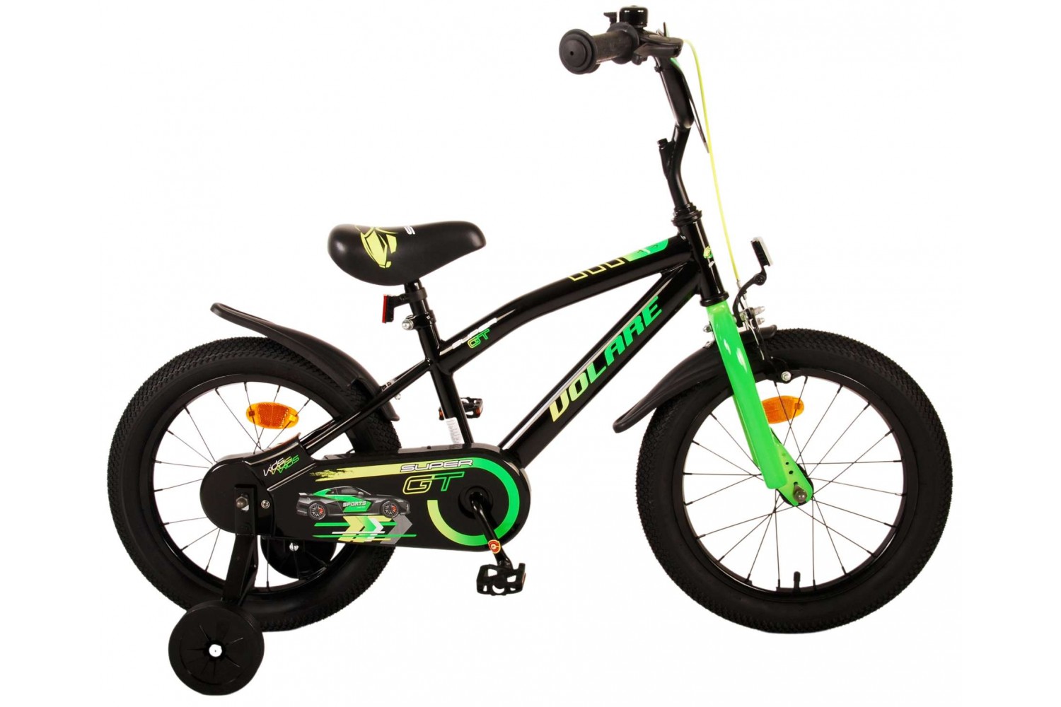 Volare Super GT Kinderfahrrad 16 Zoll Jungen Grün