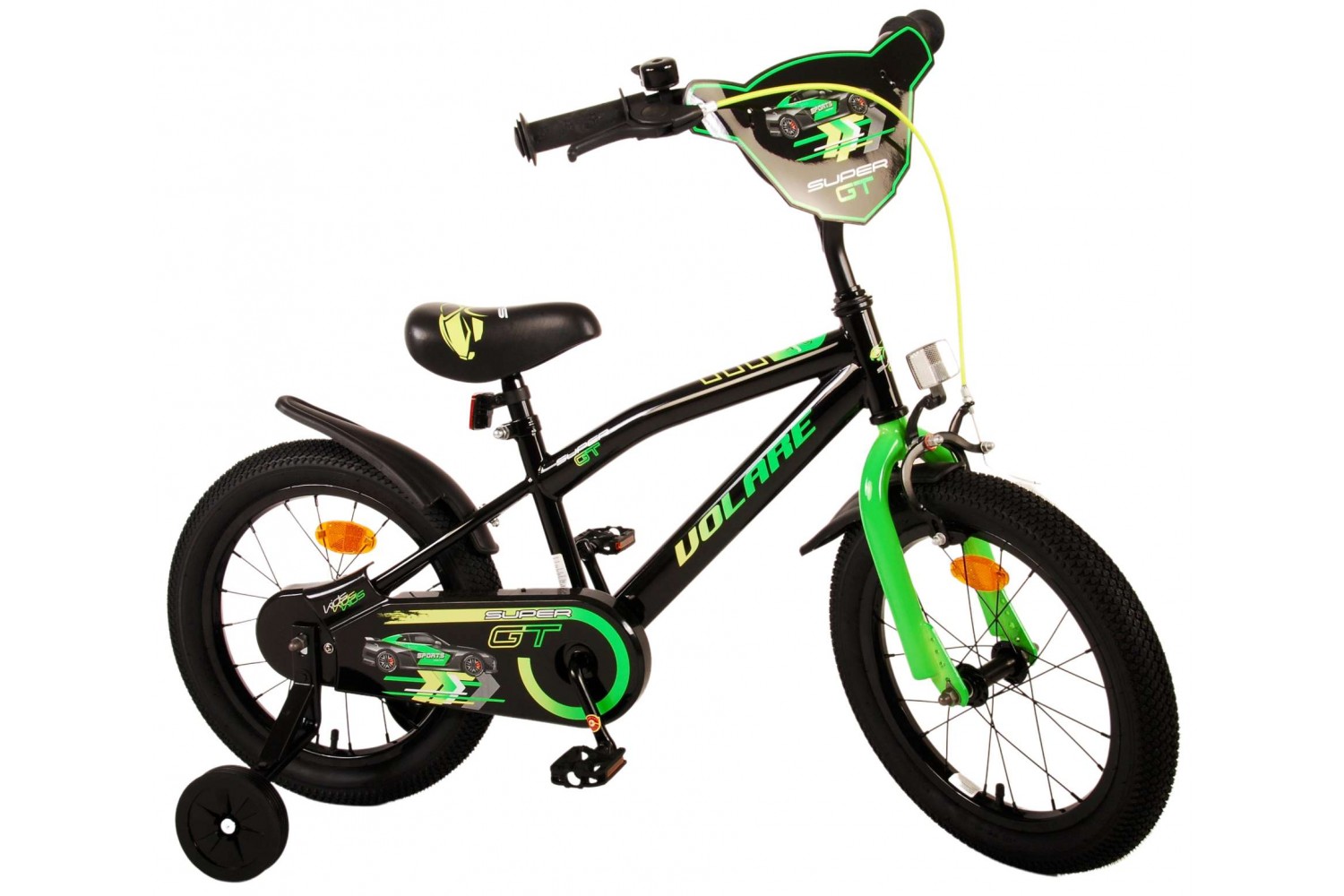 Volare Super GT Kinderfahrrad 16 Zoll Jungen Grün