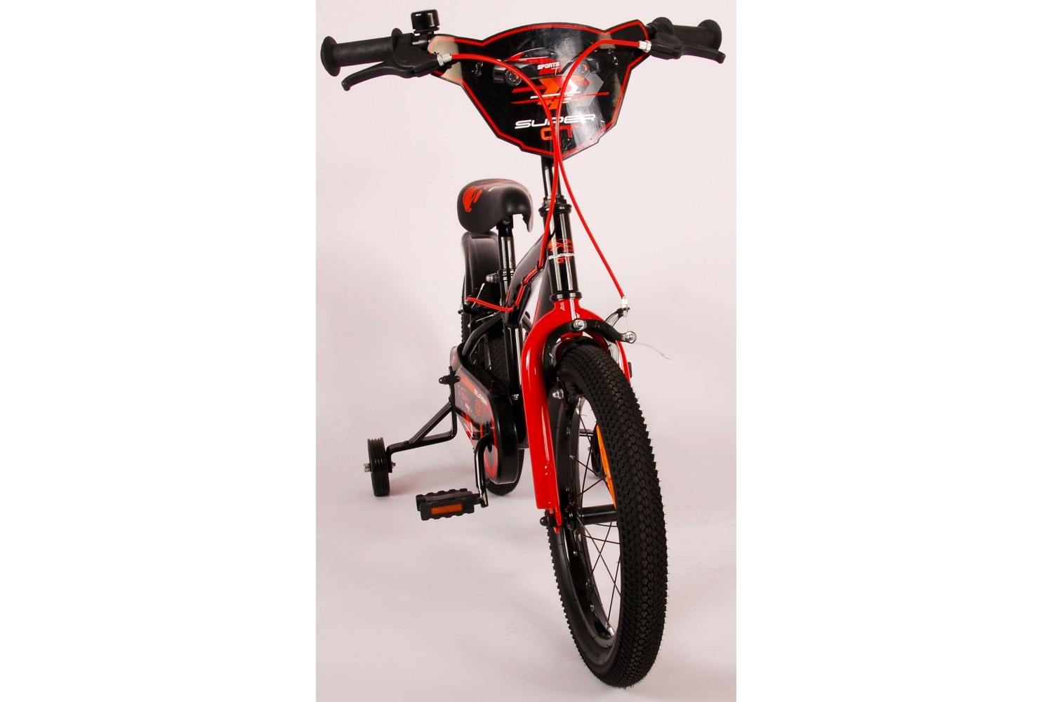 Volare Super GT Kinderfahrrad 16 Zoll Jungen Rot | 2 Handbremsen