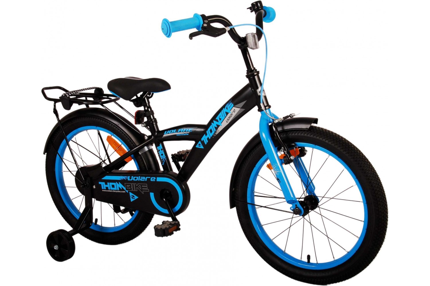 Volare Thombike Kinderfahrrad 18 Zoll Jungen Schwarz Blau