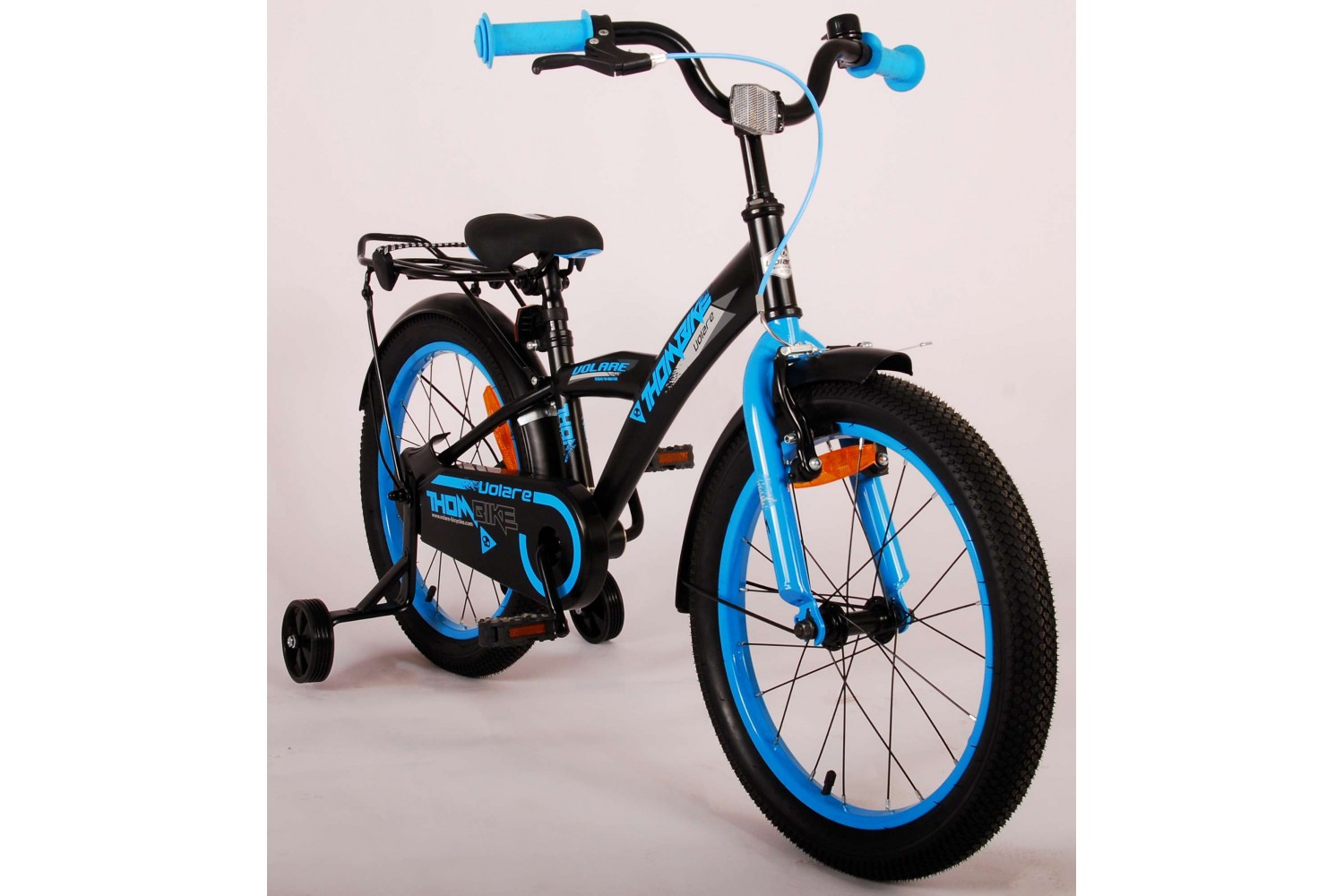 Volare Thombike Kinderfahrrad 18 Zoll Jungen Schwarz Blau