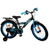 Volare Thombike Kinderfahrrad 18 Zoll Jungen Schwarz Blau | 2 Handbremsen