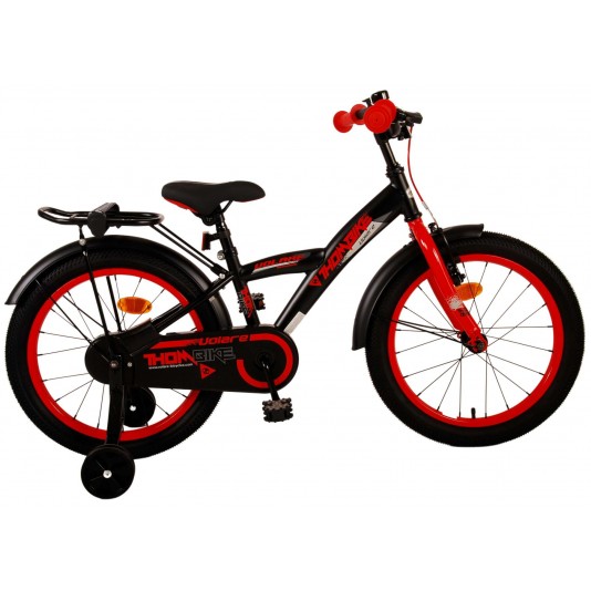 Volare Thombike Kinderfahrrad 18 Zoll Jungen Schwarz Rot