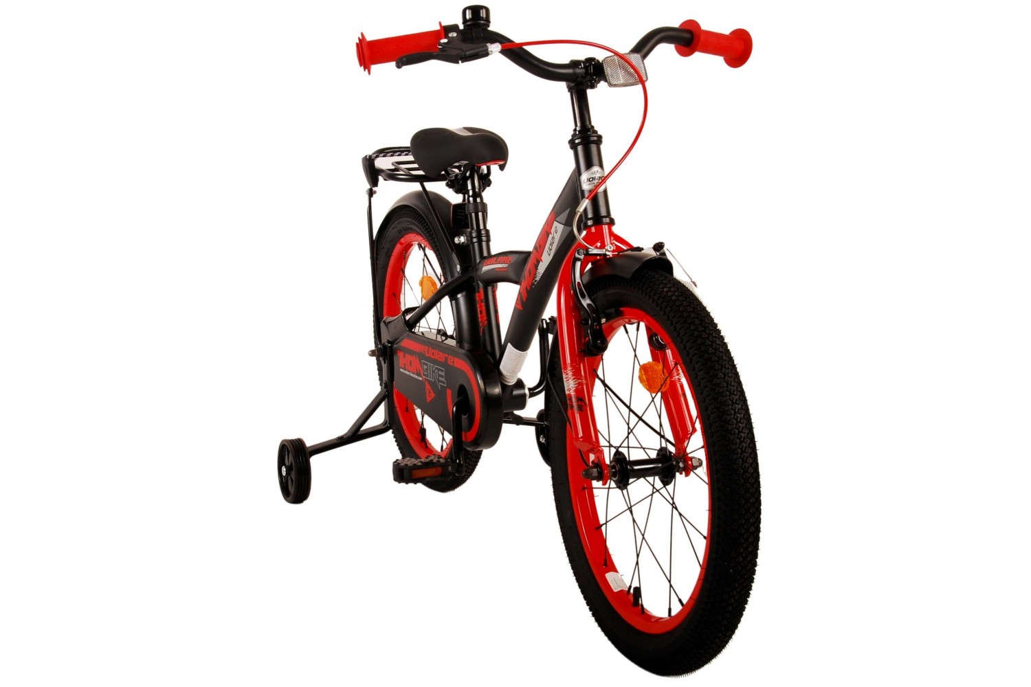 Volare Thombike Kinderfahrrad 18 Zoll Jungen Schwarz Rot