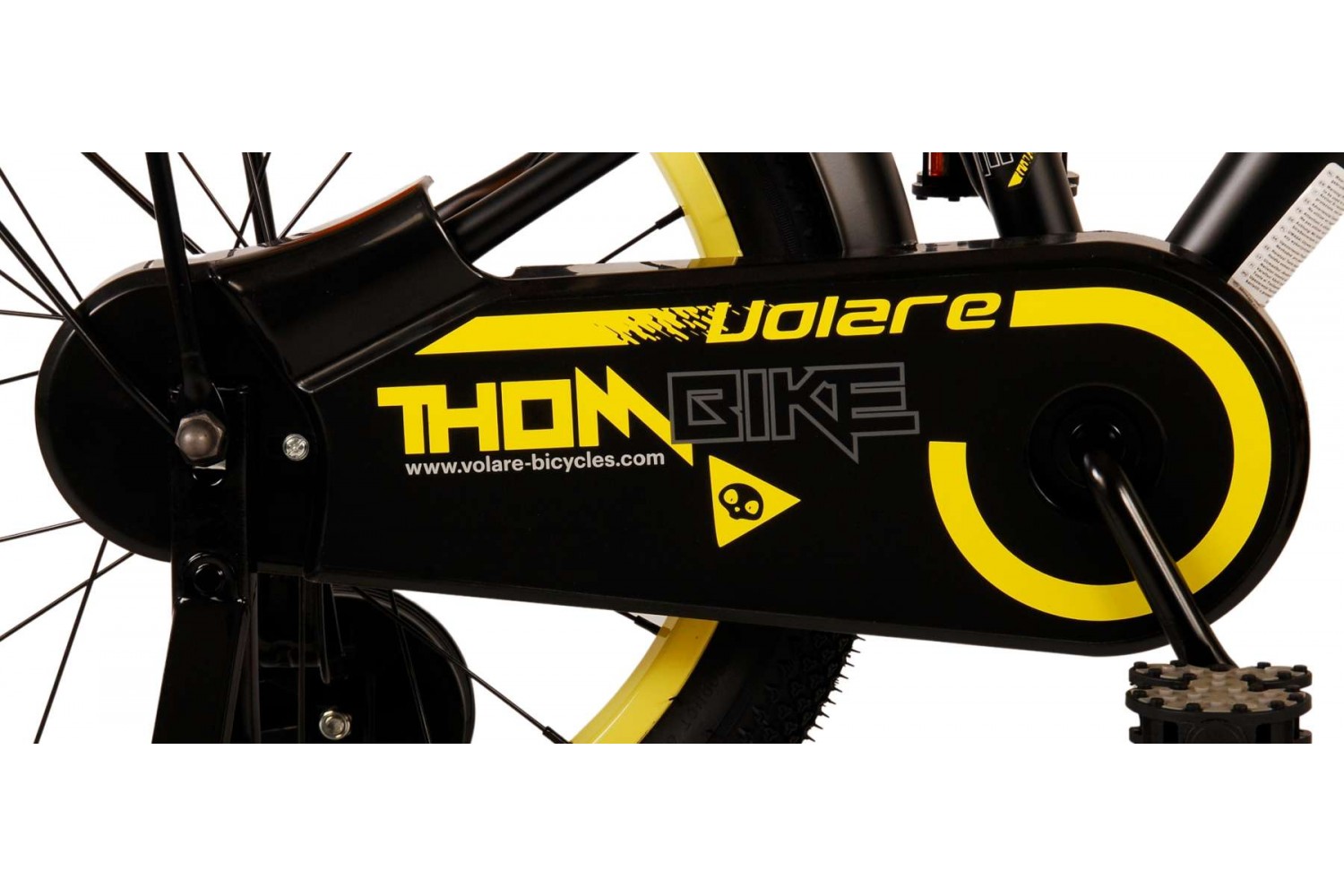 Volare Thombike Kinderfahrrad 18 Zoll Jungen Zoll Schwarz Gelb