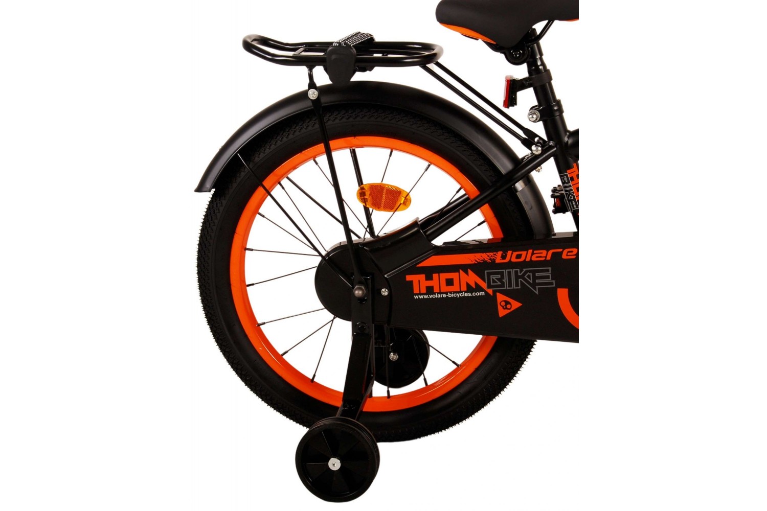 Volare Thombike Kinderfahrrad 18 Zoll Jungen Schwarz Orange