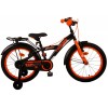 Volare Thombike Kinderfahrrad 18 Zoll Jungen Schwarz Orange | 2 Handbremsen