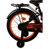 Volare Thombike Kinderfahrrad 18 Zoll Jungen Schwarz Orange | 2 Handbremsen