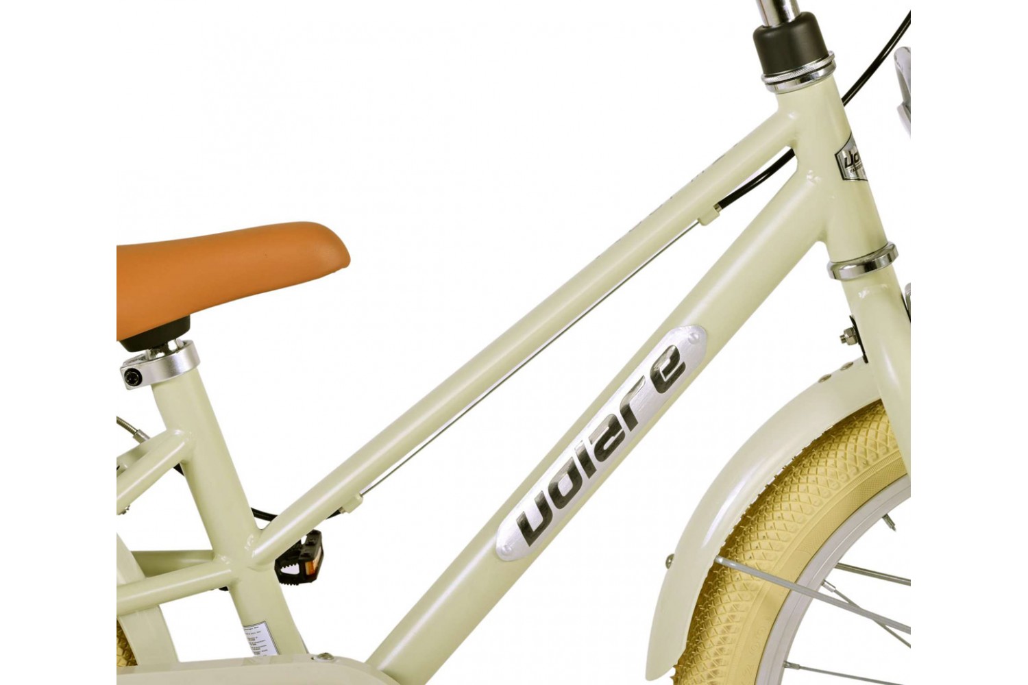 Volare Melody Kinderfahrrad 18 Zoll Mädchen Sand | 2 Handbremsen