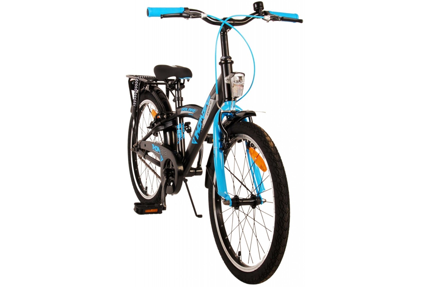 Volare Thombike Kinderfahrrad 20 Zoll Jungen Schwarz Blau | 2 Handbremsen