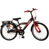 Volare Thombike Kinderfahrrad 20 Zoll Jungen Schwarz Rot | 2 Handbremsen